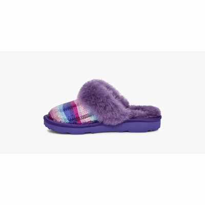 Chinelos UGG Cozy II Rainbow Criança Roxo Multicoloridas | PT-GUNDL